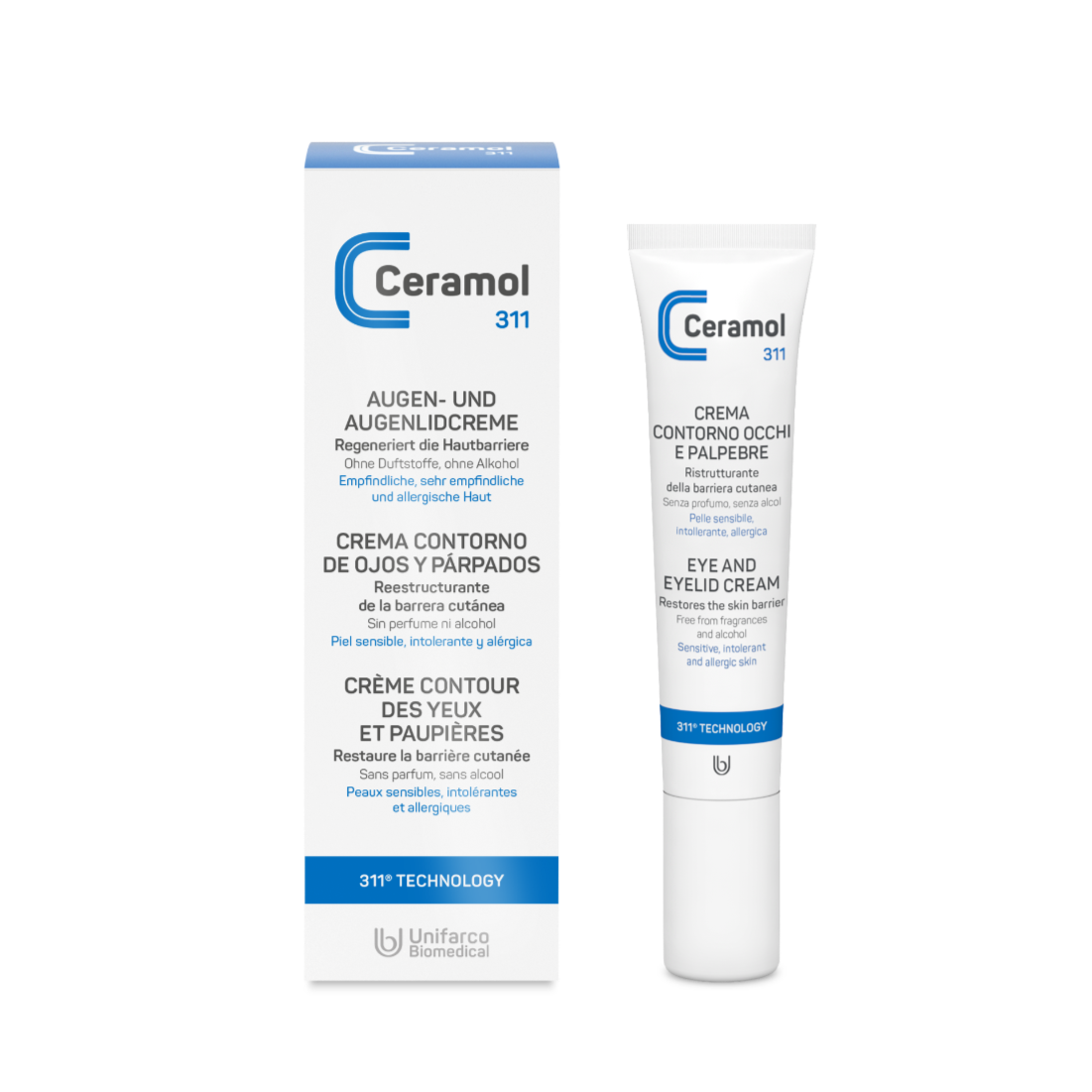CERAMOL 311 – Augenpflege bei empfindlicher Haut um die Augen