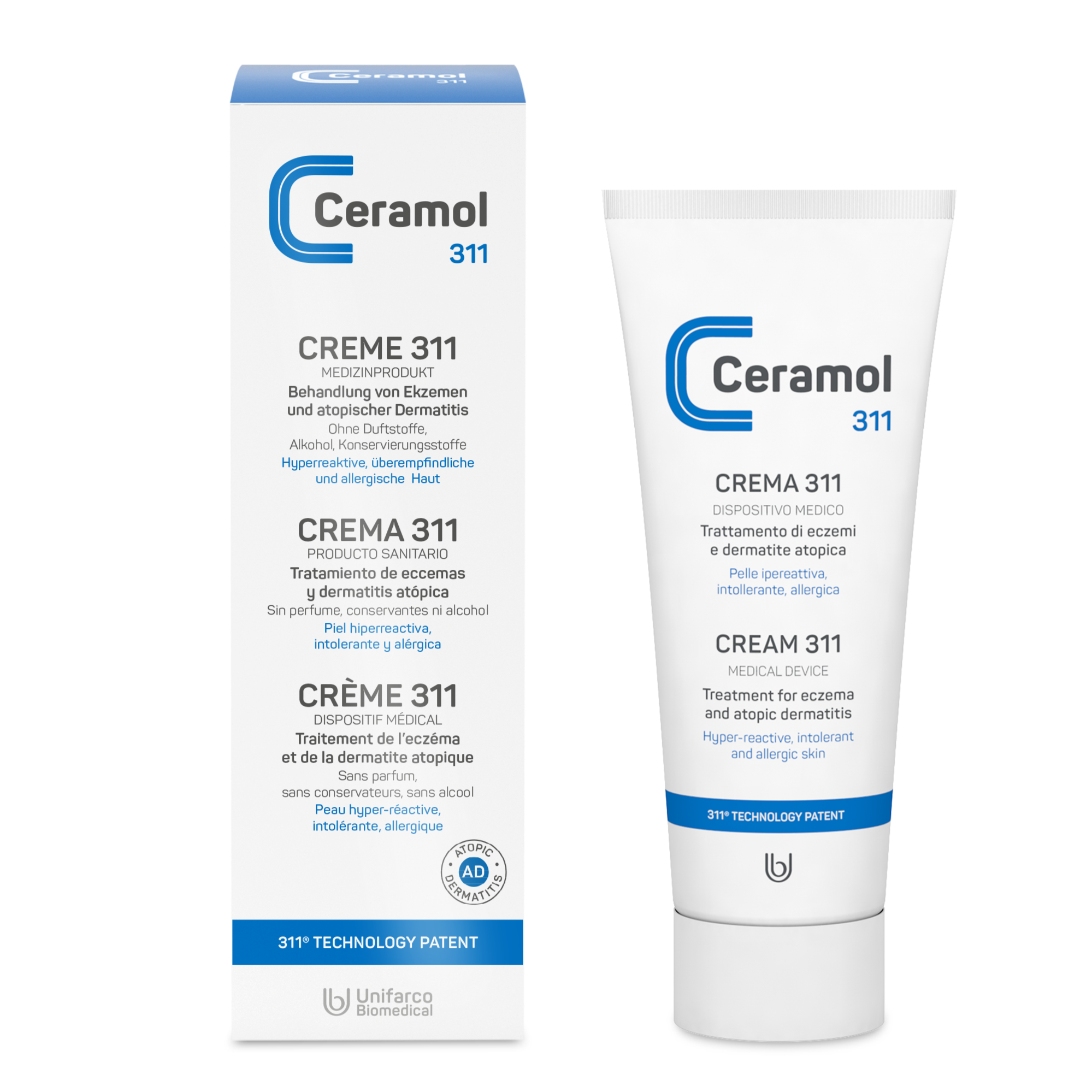 CERAMOL 311 Creme zur leichten Feuchtigkeitspflege sensibler Haut