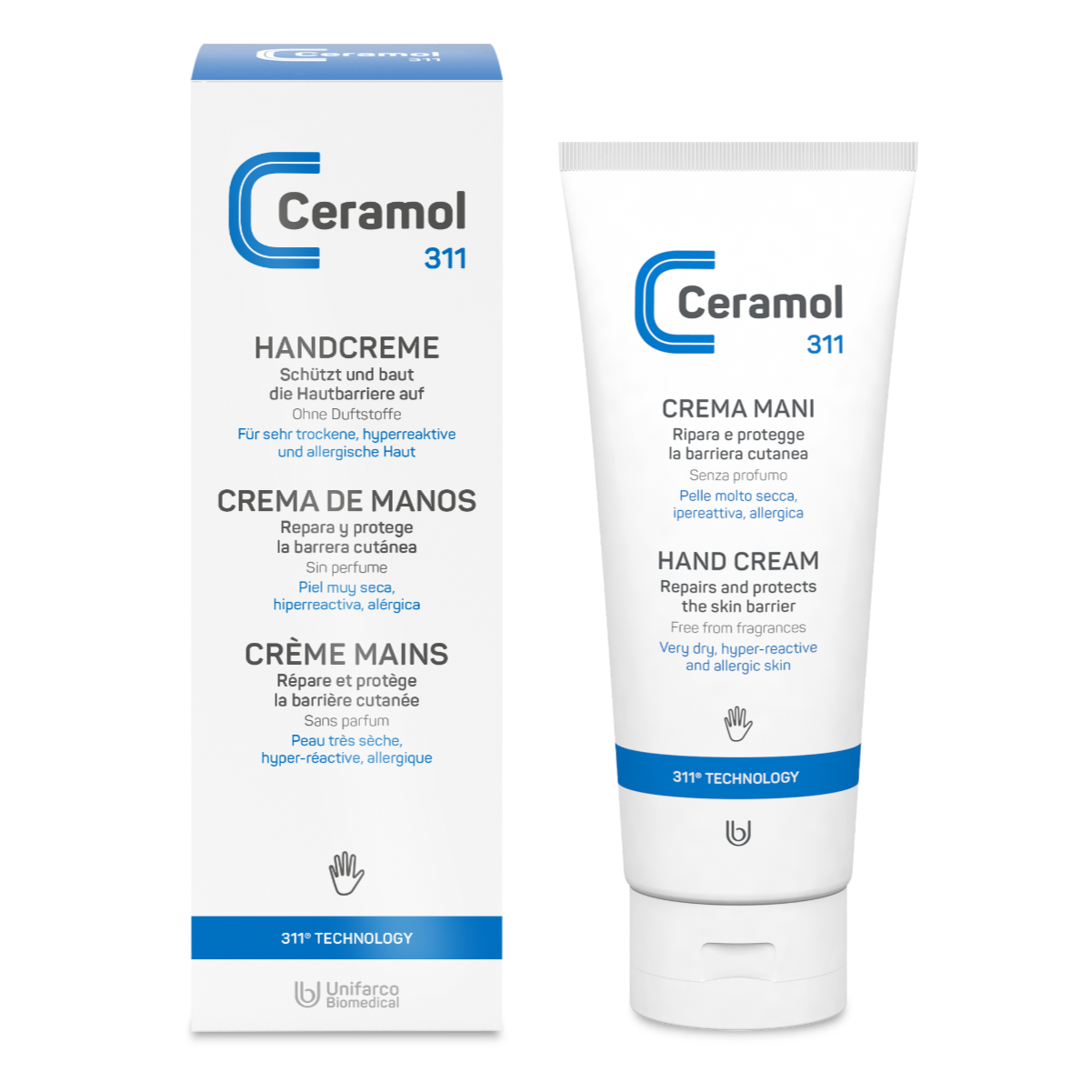 CERAMOL 311 Handcreme – Schutz und Pflege für beanspruchte Hände