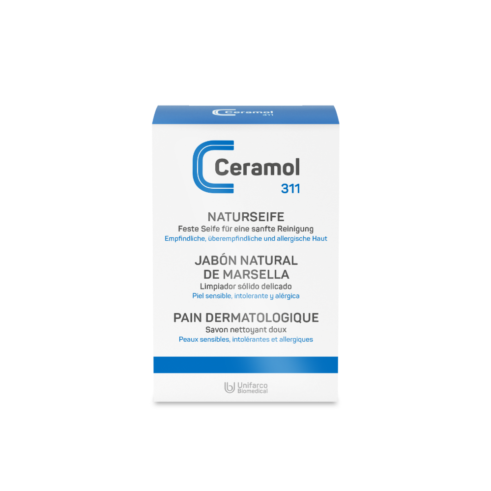 CERAMOL 311 Naturseife – Feste Reinigung für sensible Hauttypen
