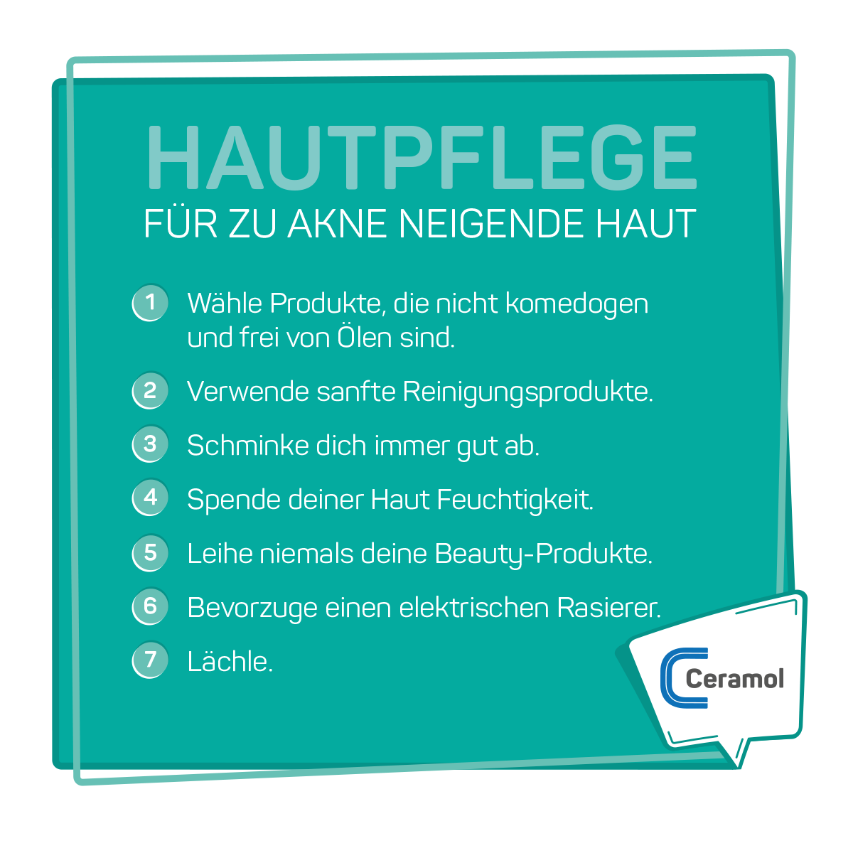 Hautpflege bei Akne