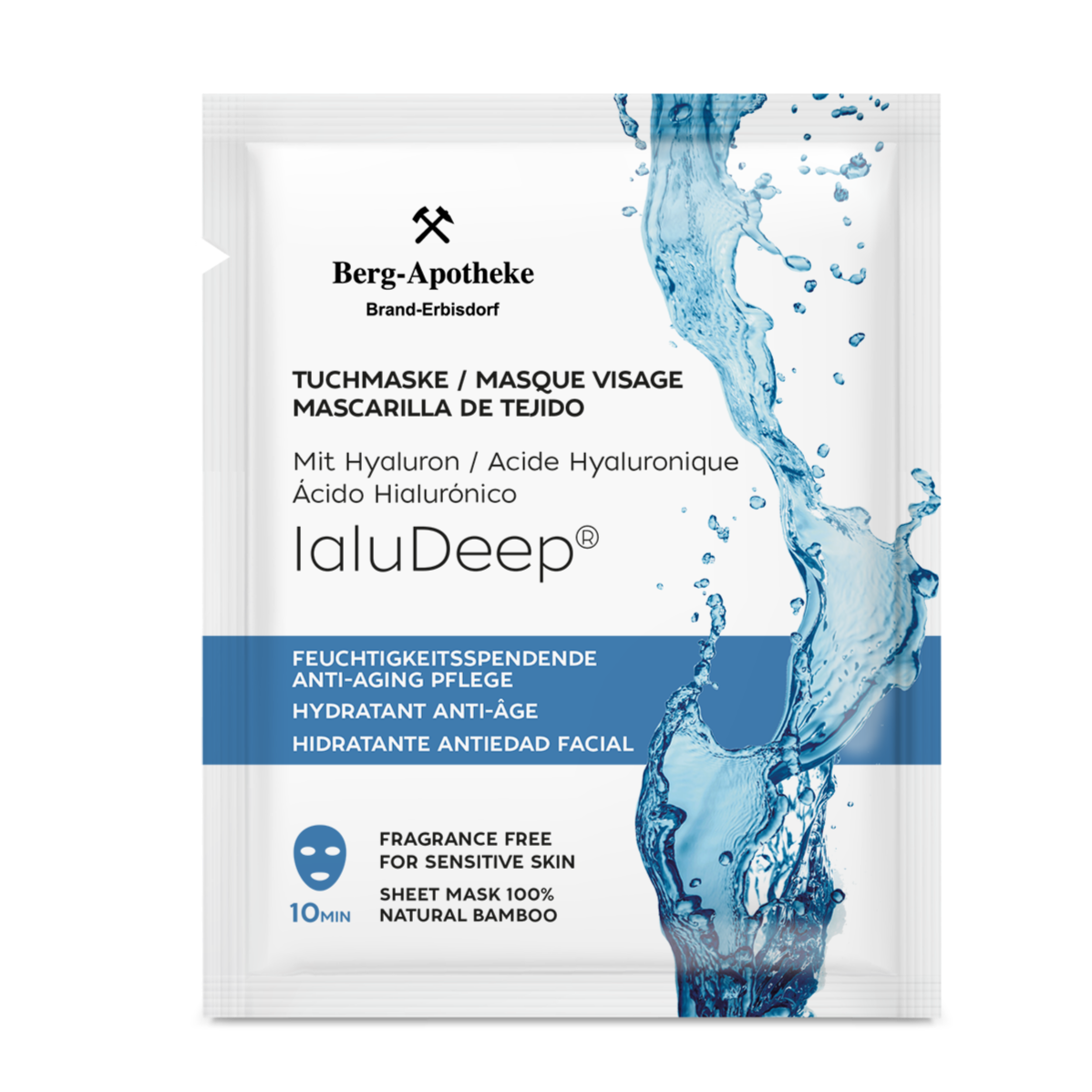 ANTI-AGING TUCHMASKE – Regenerierende Bambusfaser-Maske für glatte, erholte Haut