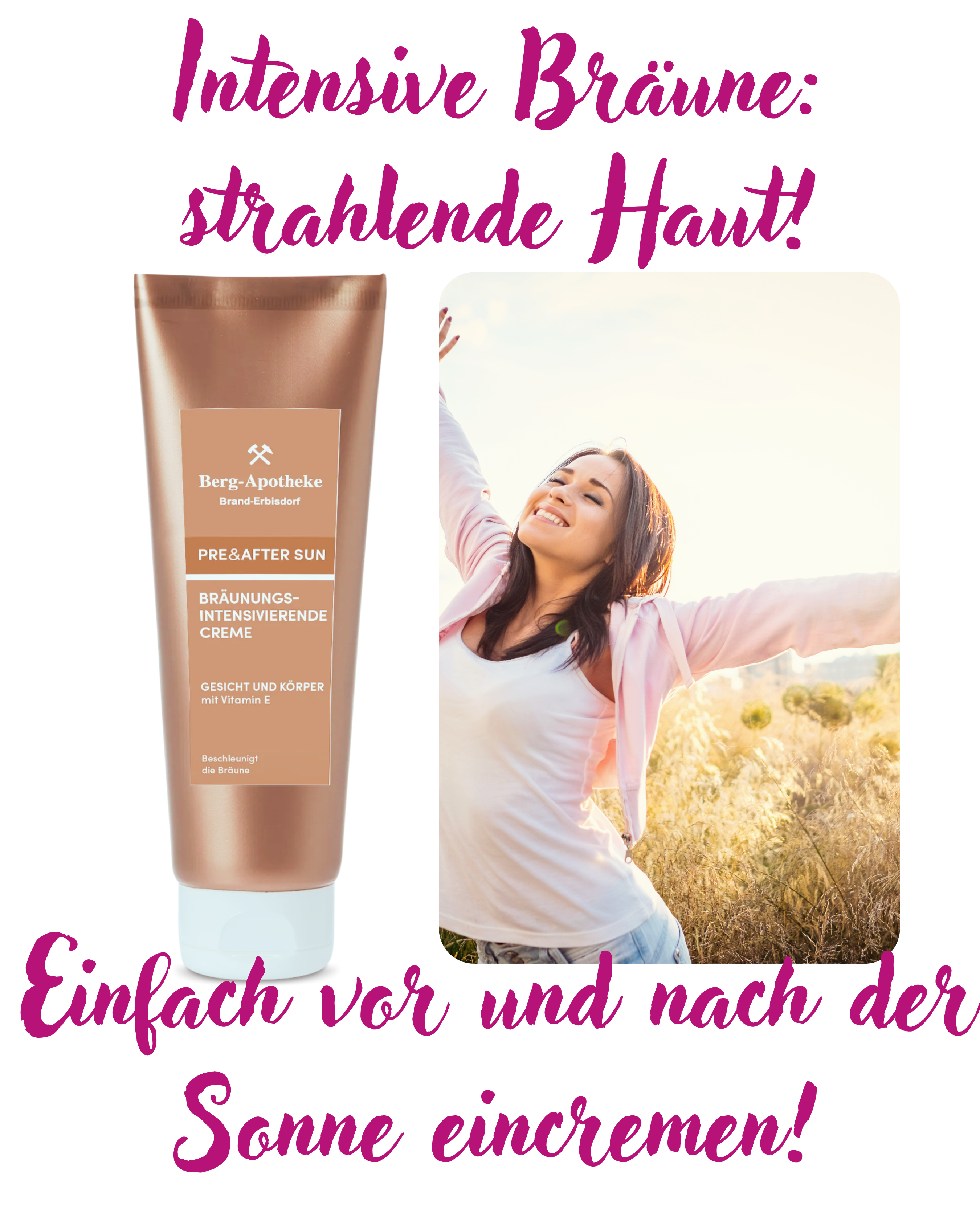 NATÜRLICHE BRÄUNUNGS-CREME mit DHA