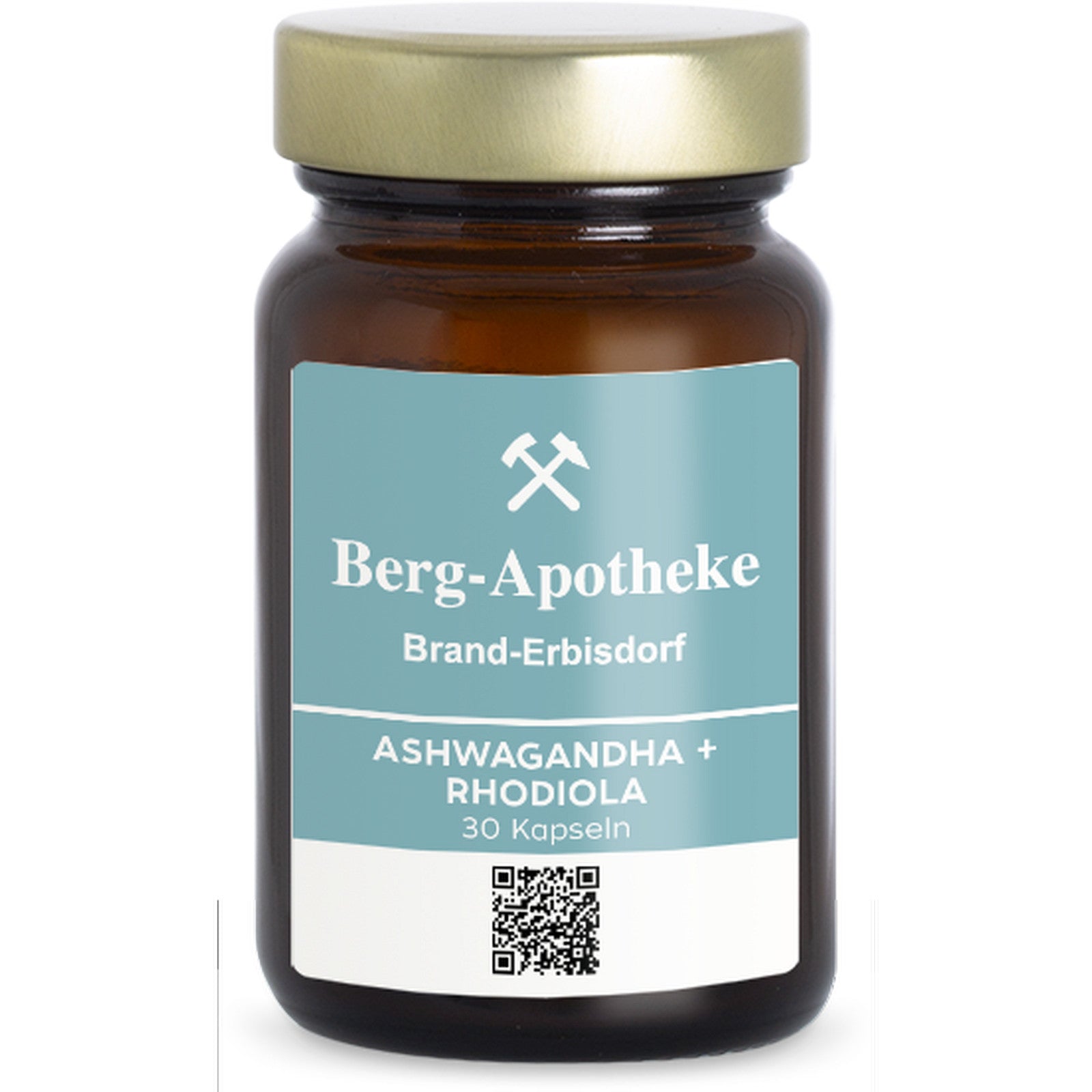 Ashwagandha + Rhodiola Kapseln für Stressbalance & mentale Stärke 30 Kapseln
