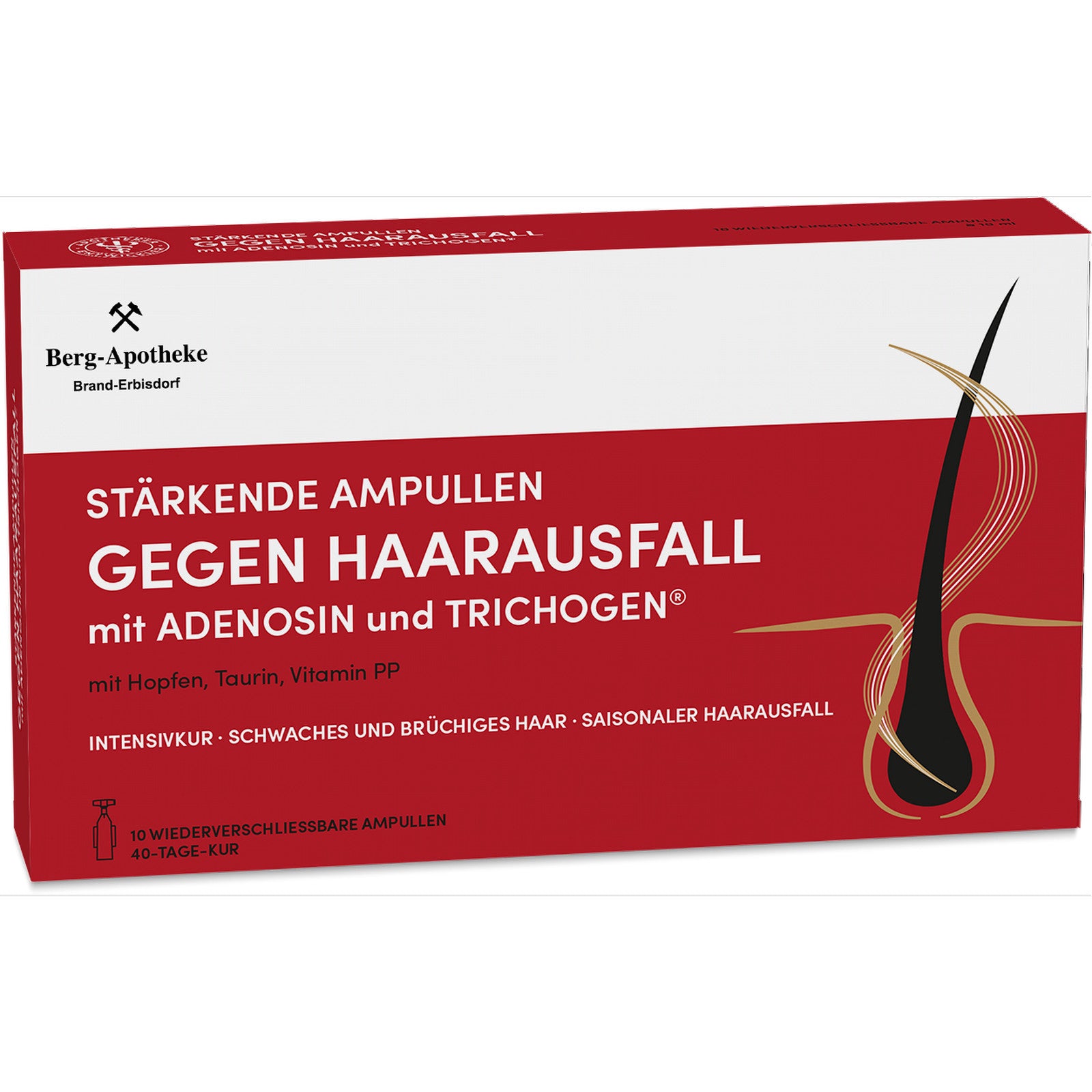 Stärkende Haar-Ampullen Intensivpflege bei Haarausfall 10x10 ml