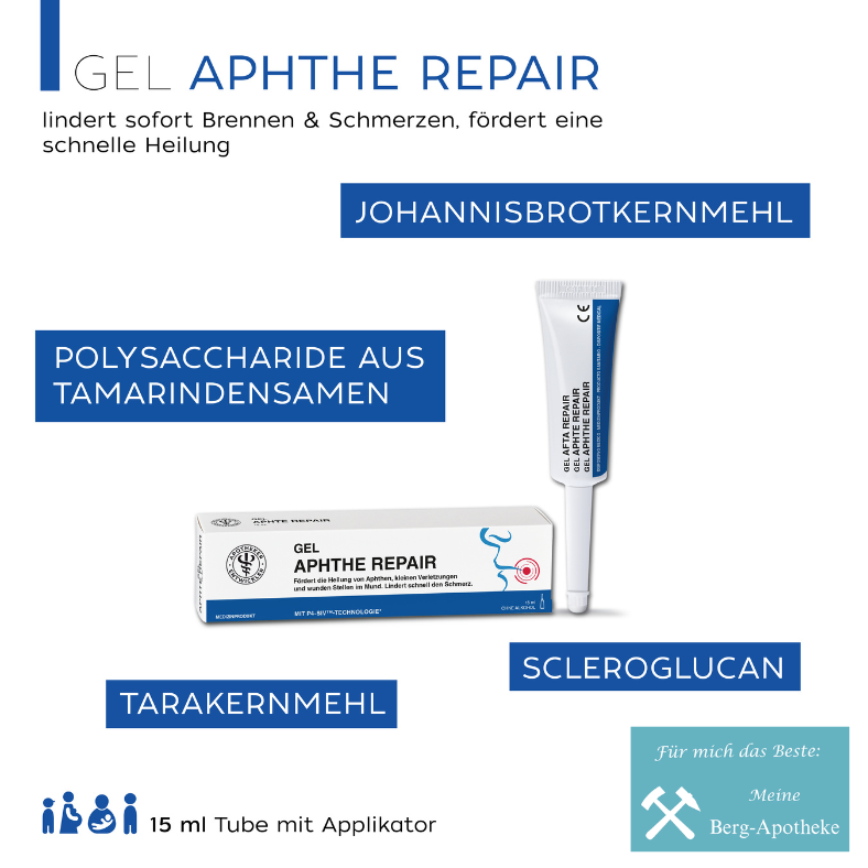 GEL APHTHE REPAIR – Soforthilfe zur Linderung von Aphthen & kleinen Verletzungen im Mund