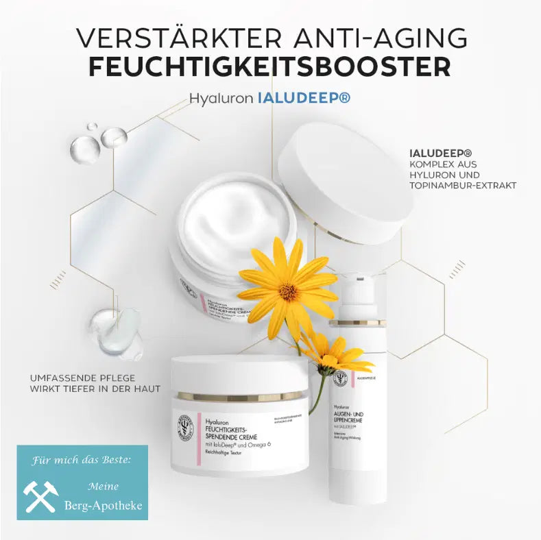 HYALURON FEUCHTIGKEITSSPENDENDE CREME – Reichhaltige Textur mit IALUDEEP® & Omega-6-Fettsäuren