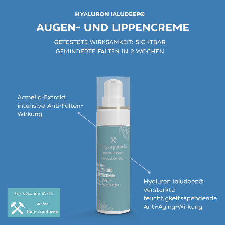 HYALURON AUGEN- UND LIPPENCREME – Antifaltenpflege für straffere Augen- & Lippenkonturen