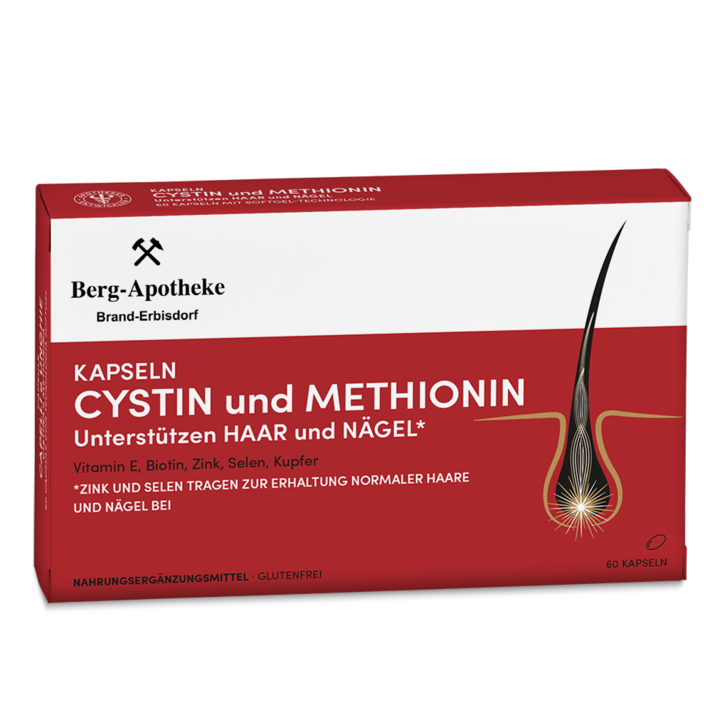 CYSTIN & METHIONIN – Nahrungsergänzung für normales Haarwachstum und gesunde Nägel