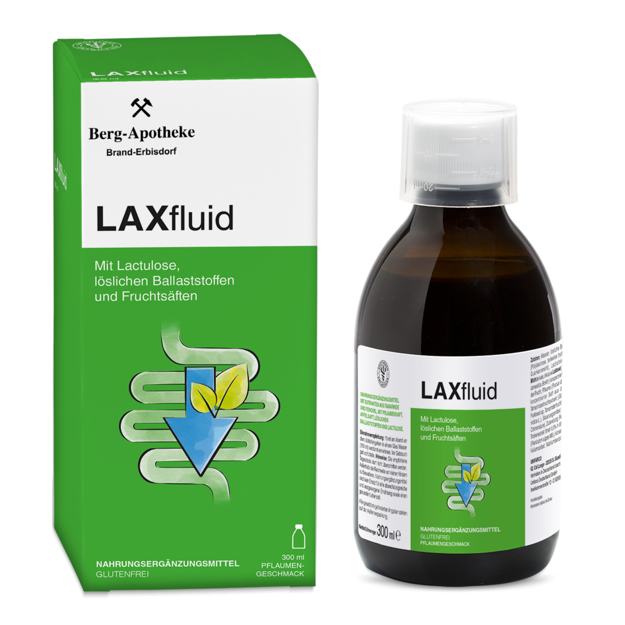 LAXfluid – Flüssige Unterstützung bei träger Verdauung & zur Förderung der Darmpassage
