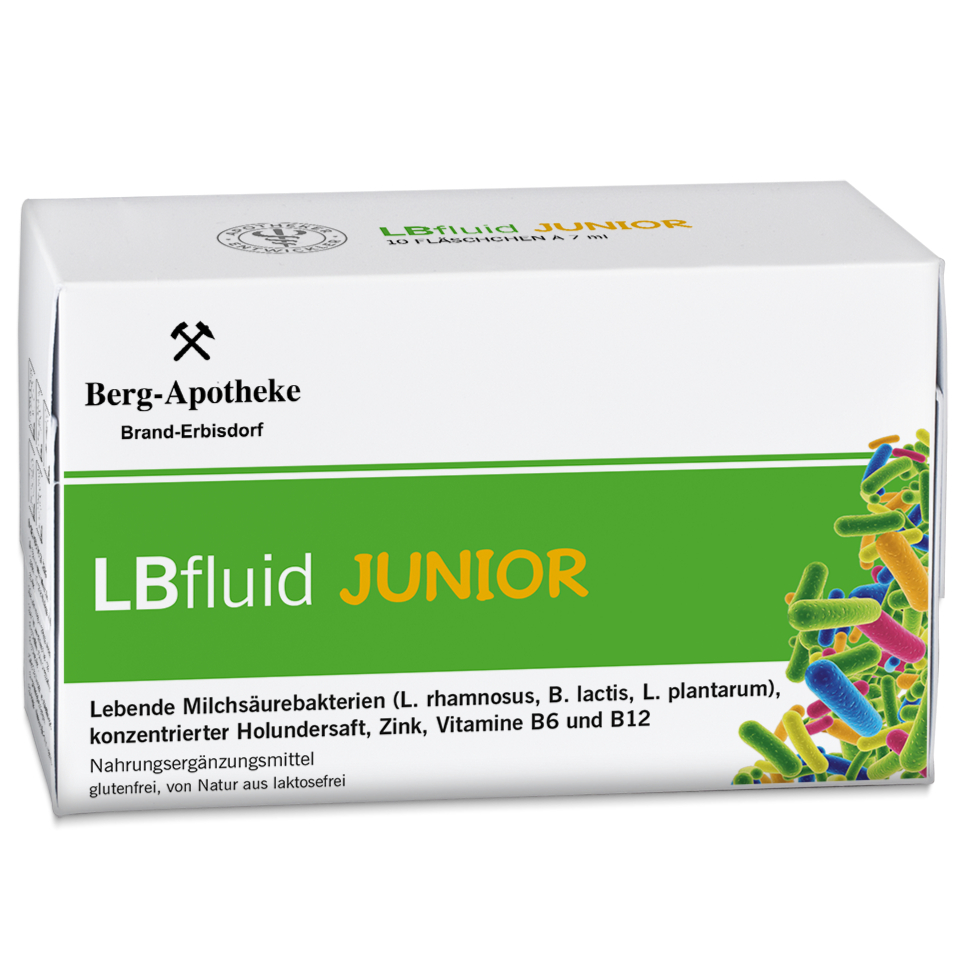 LBfluid JUNIOR – Fläschchen für die Verdauung & das Immunsystem bei Kindern