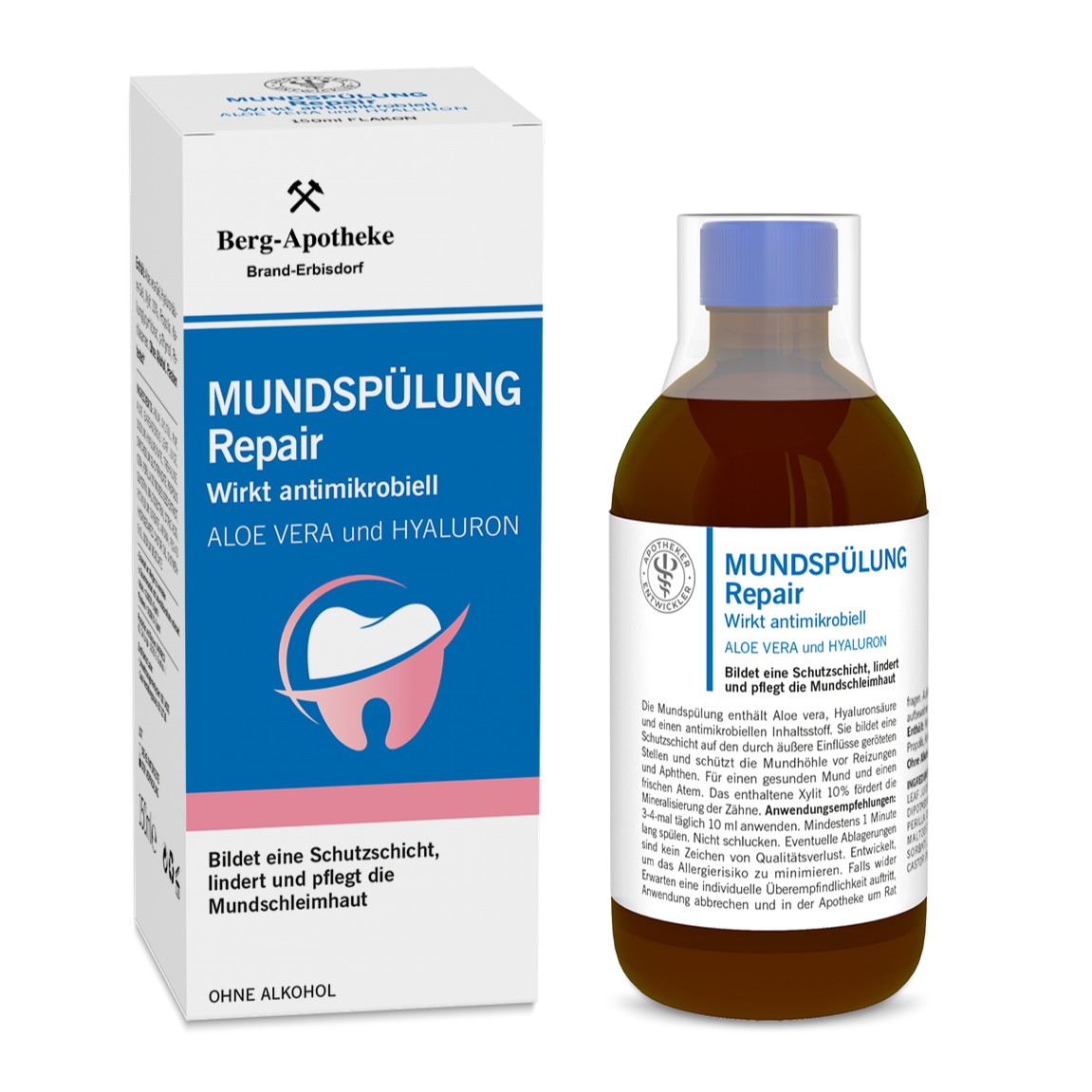 MUNDSPÜLUNG Repair – Mundpflege bei gereiztem Zahnfleisch & empfindlicher Schleimhaut