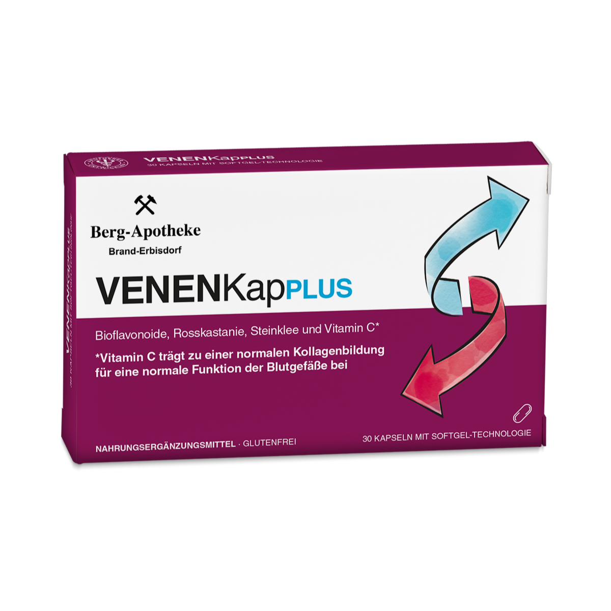 VENENKap PLUS – Unterstützung in Kapseln für leichte Beine & starke Gefäße mit Pflanzenkraft