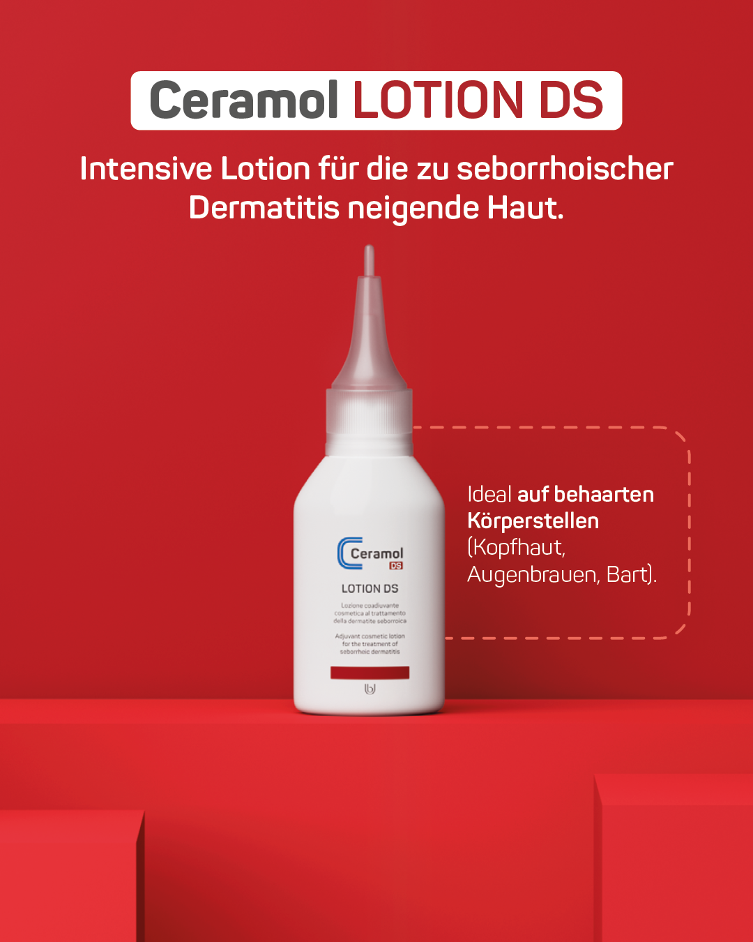 CERAMOL DS Lotion – Pflegelotion für schuppige, gereizte und fettige Haut