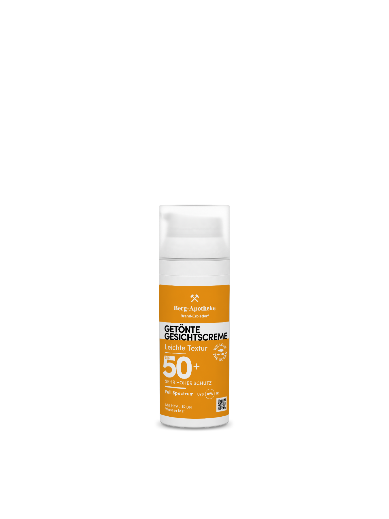 GESICHTSCREME LSF 50+ GETÖNT – Sonnenschutz & natürlicher Teint in einem Schritt mit Hyaluron & Vitamin E