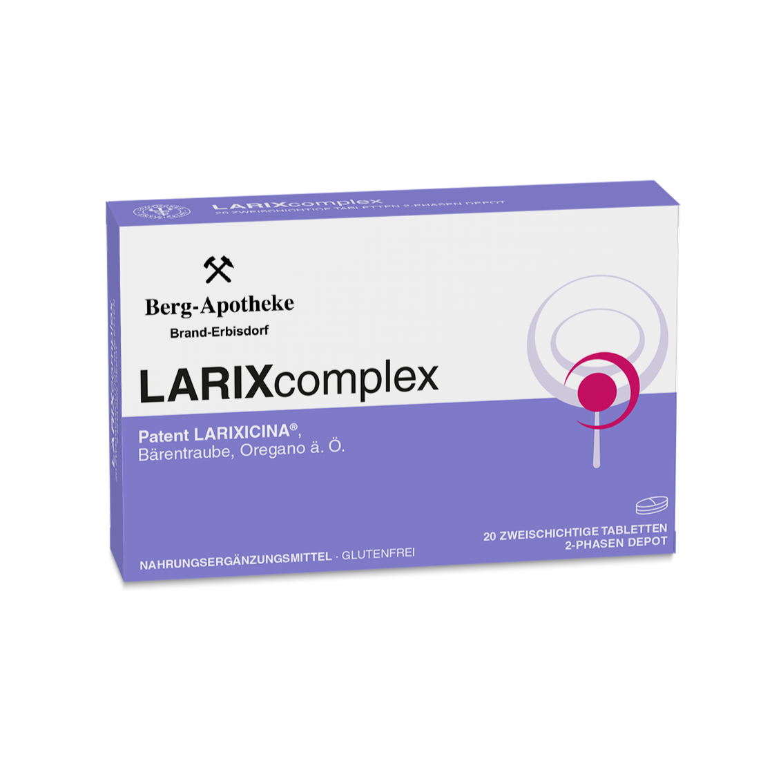 LARIXcomplex Tabletten – Unterstützung bei Blasen- & Intimbeschwerden – 20 Tabletten