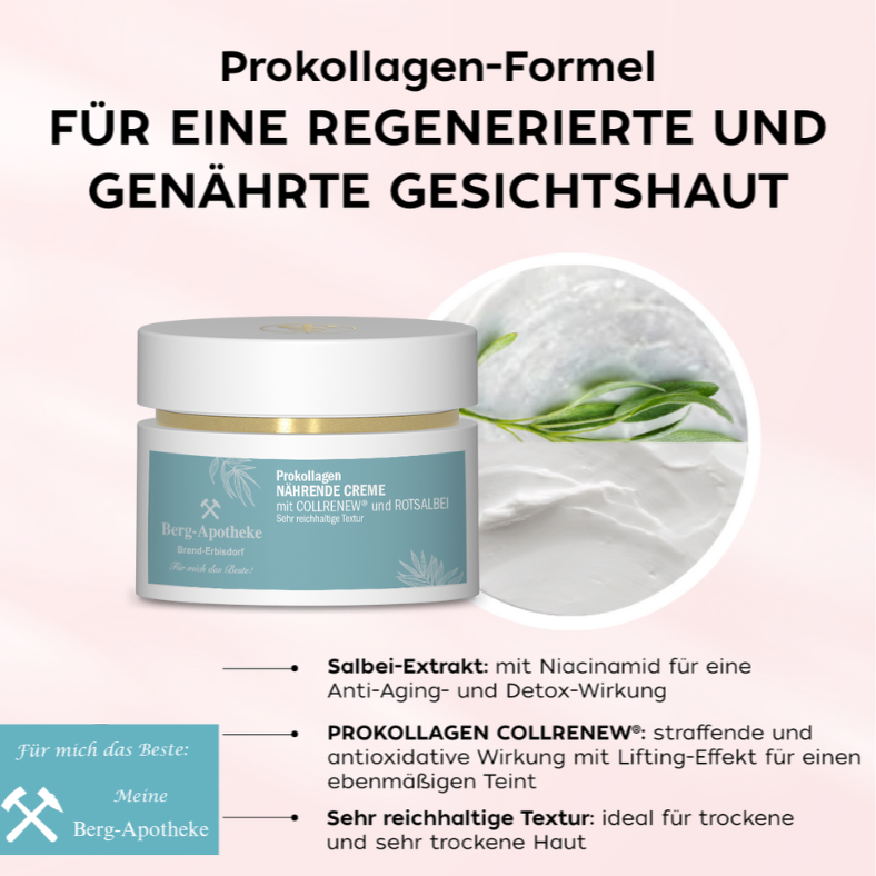 PROKOLLAGEN NÄHRENDE CREME – Sehr reichhaltige Anti-Aging-Pflege mit CollRenew® & Omega-6