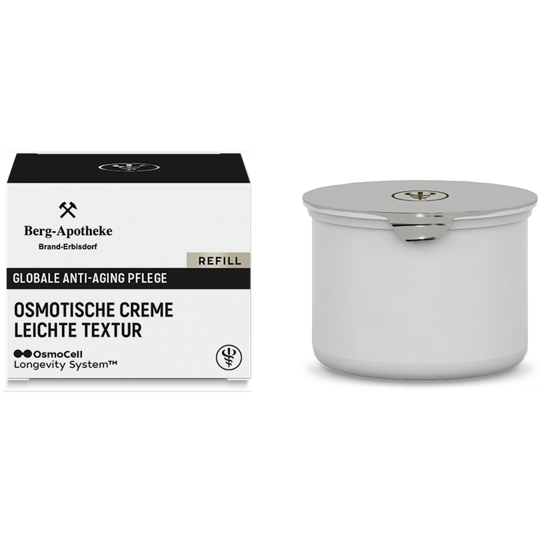 Osmotische Creme leichte Textur Refill – globale Anti-Aging-Pflege – 50 ml