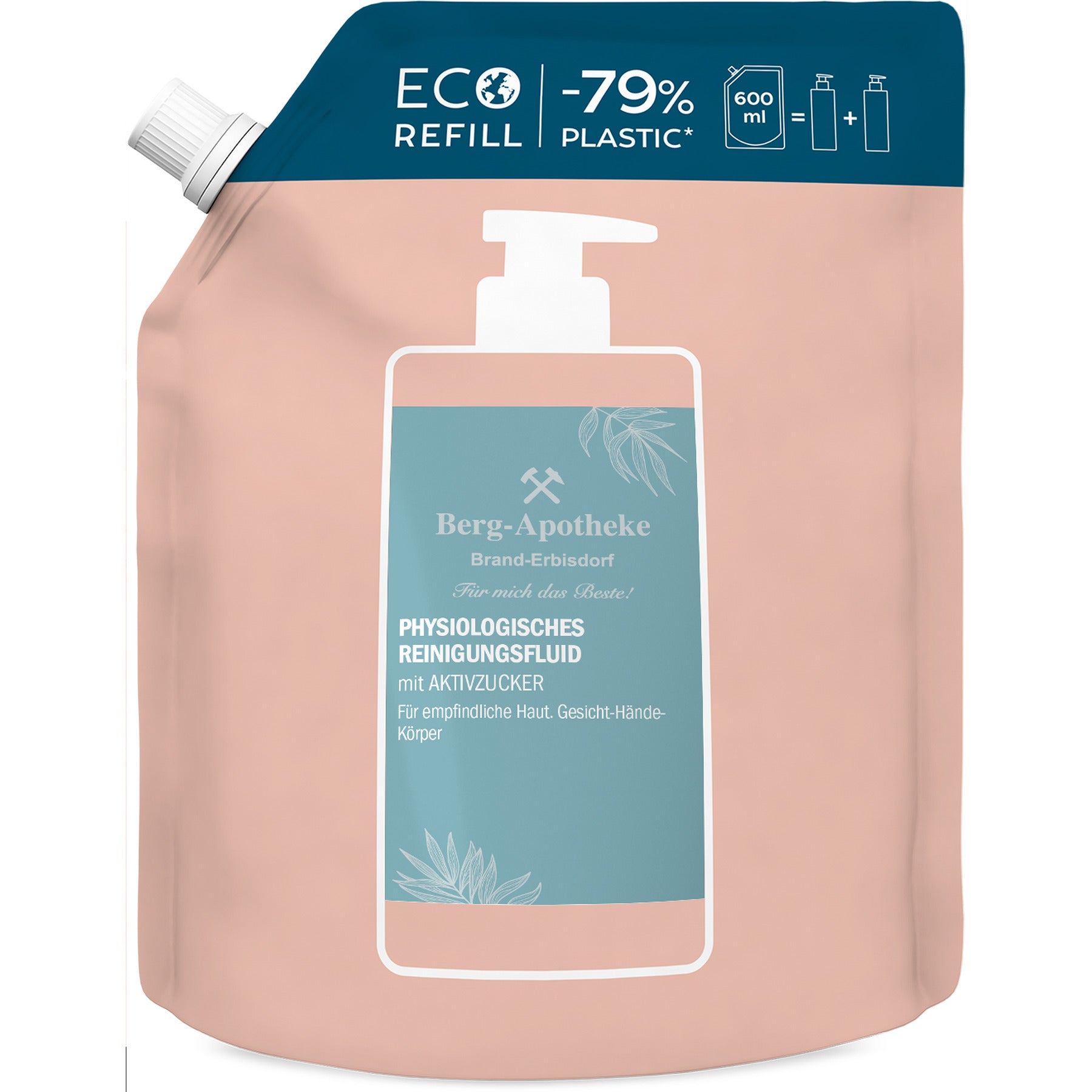 PHYSIOLOGISCHES REINIGUNGSFLUID mit Aktivzucker – 300 ml