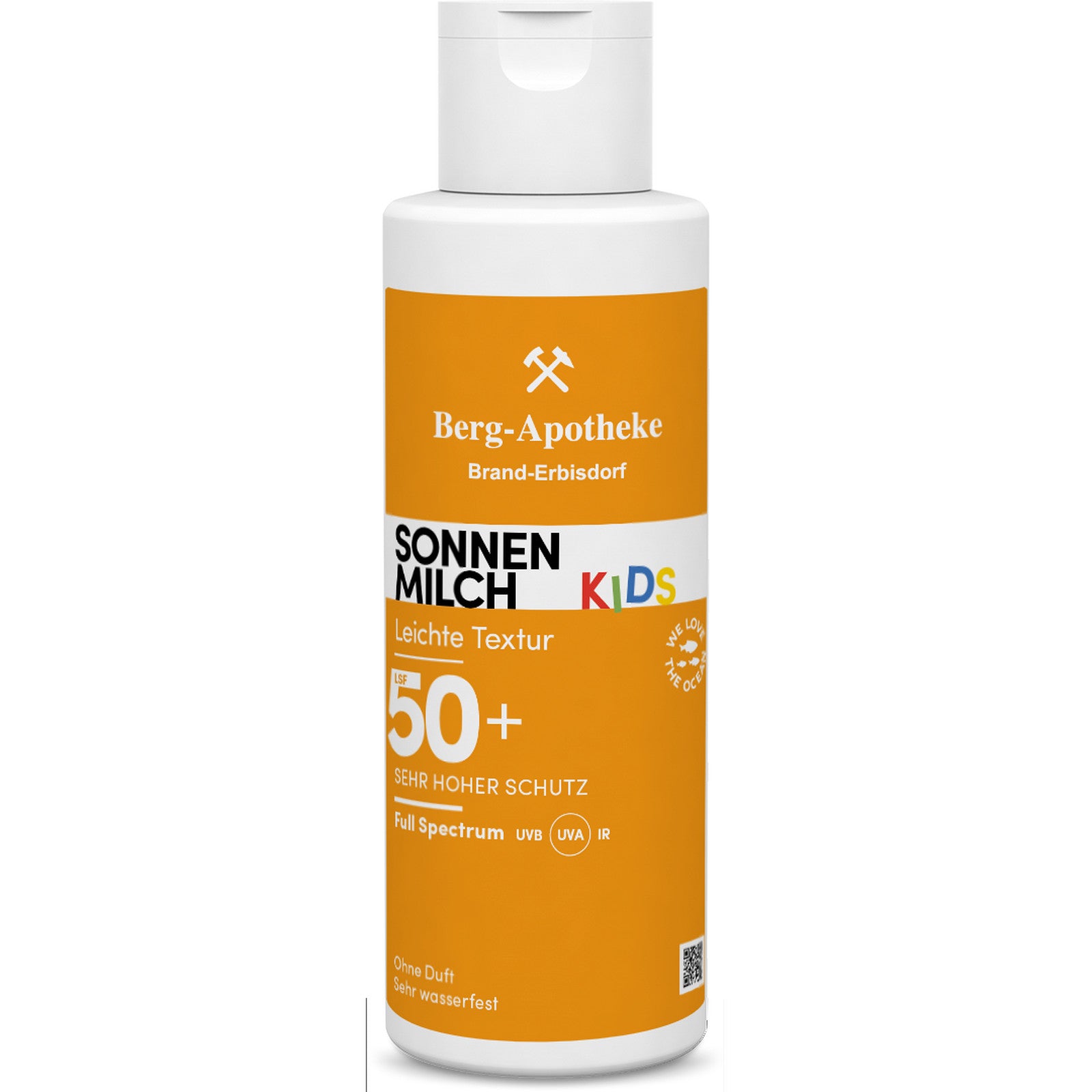SONNENMILCH KIDS LSF 50+ – wasserfester Sonnenschutz für empfindliche Kinderhaut