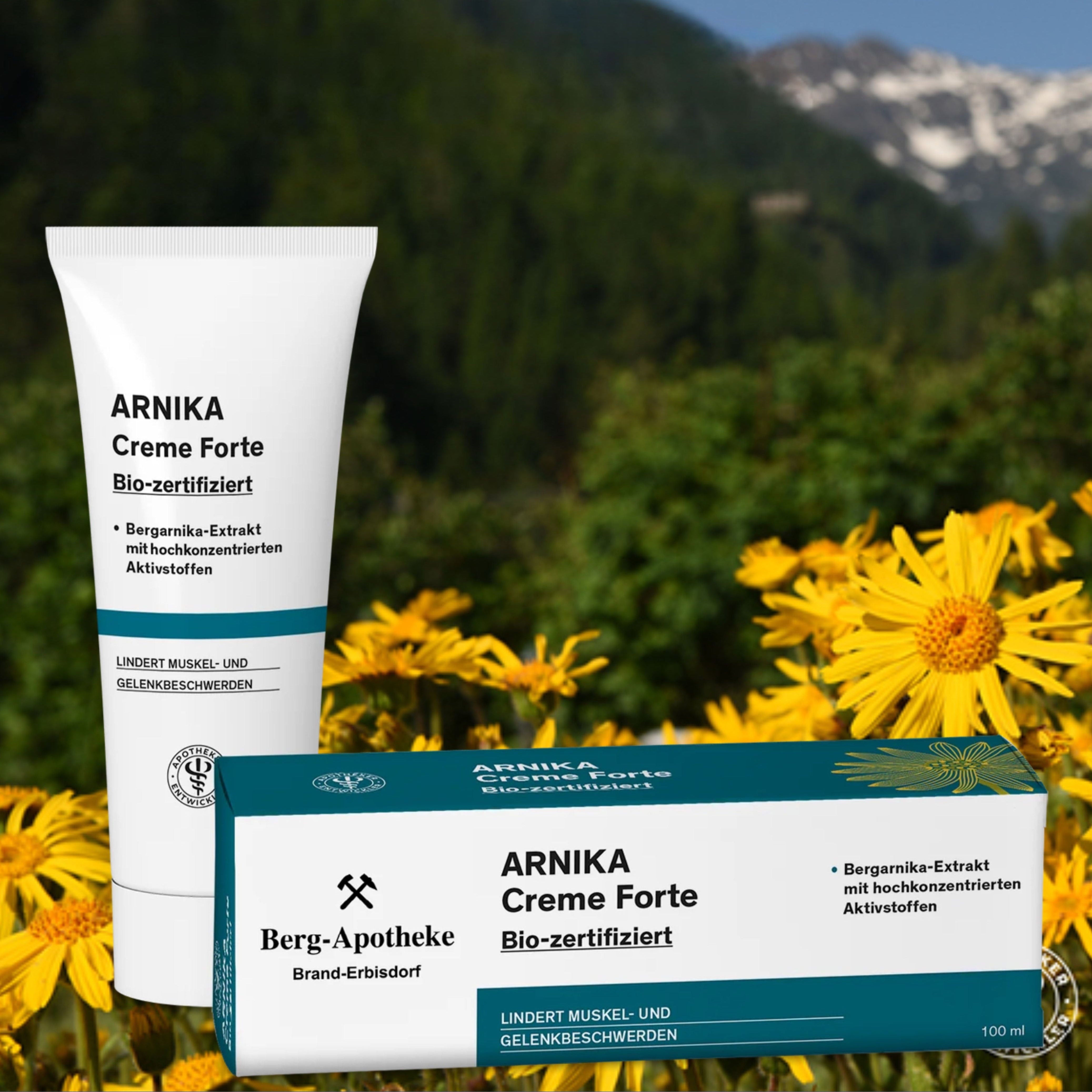 ARNIKA CREME FORTE – Bio-zertifizierte Pflege bei Muskel- & Gelenkbelastung