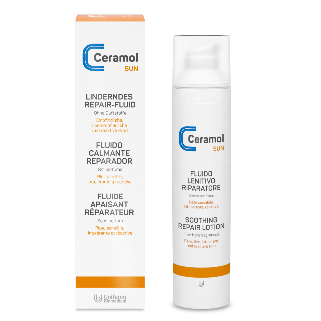 CERAMOL SUN Repair-Fluid – Lindernde After-Sun-Pflege für gereizte, gerötete & sonnengestresste Haut