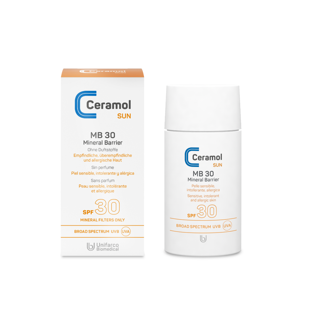 CERAMOL SUN MB 30 – Mineralischer Sonnenschutz mit LSF 30 für sensible & allergiegefährdete Haut