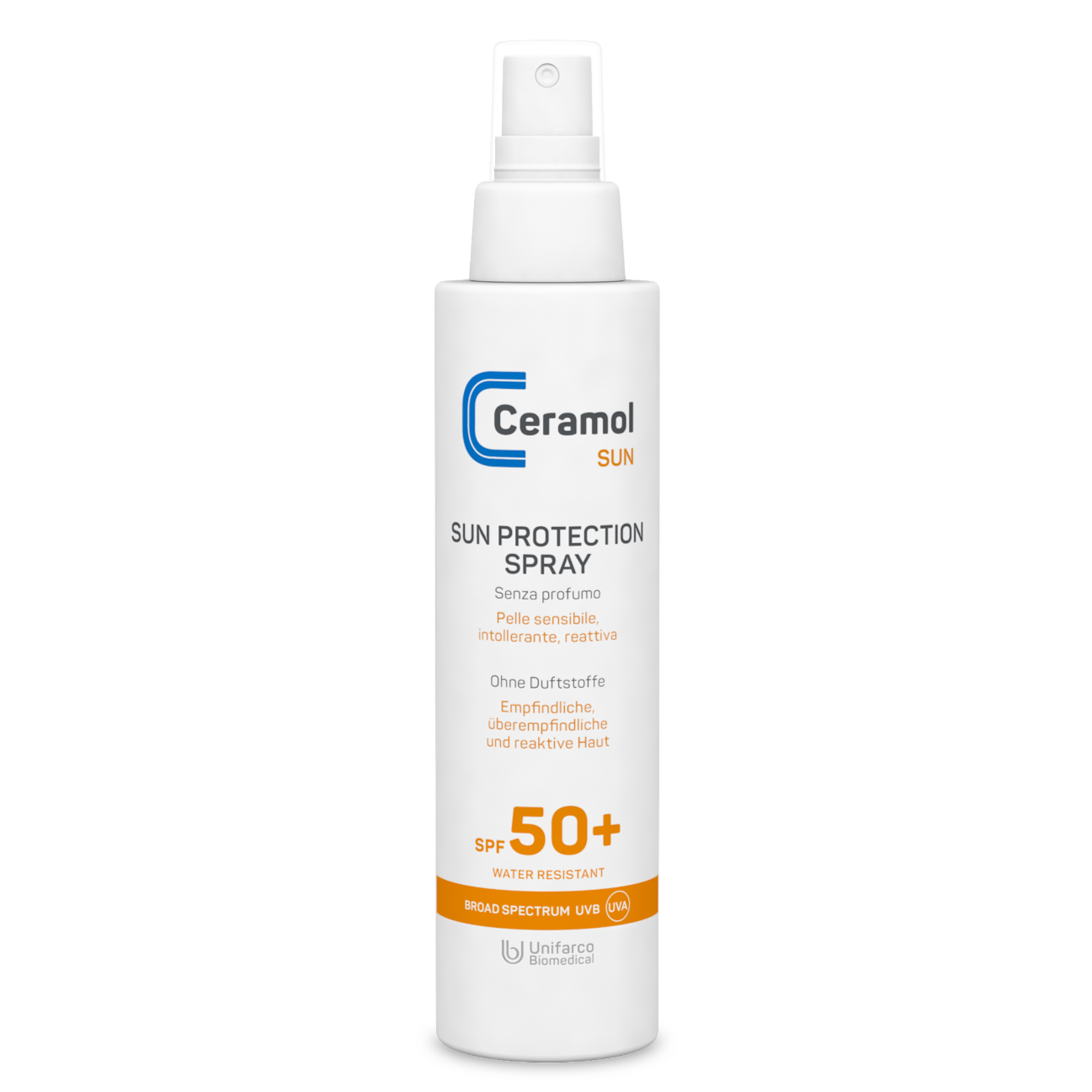 CERAMOL SUN Protection Spray SPF 50+ – Leichtes Sonnenspray für empfindliche & reaktive Haut