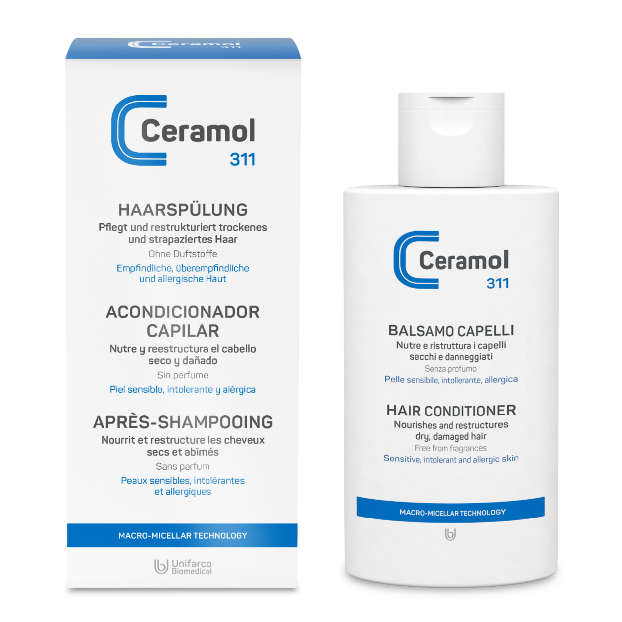 CERAMOL 311 Haarspülung – Sanfte Pflege für empfindliche Kopfhaut & trockenes, brüchiges Haar