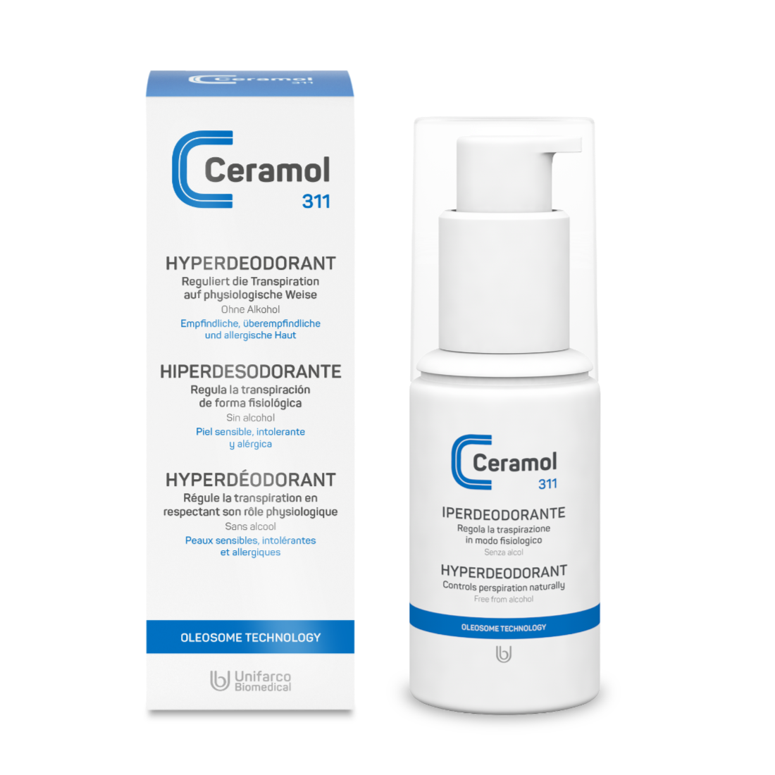 CERAMOL 311 Hyperdeodorant – Sanfte Frische für empfindliche Haut