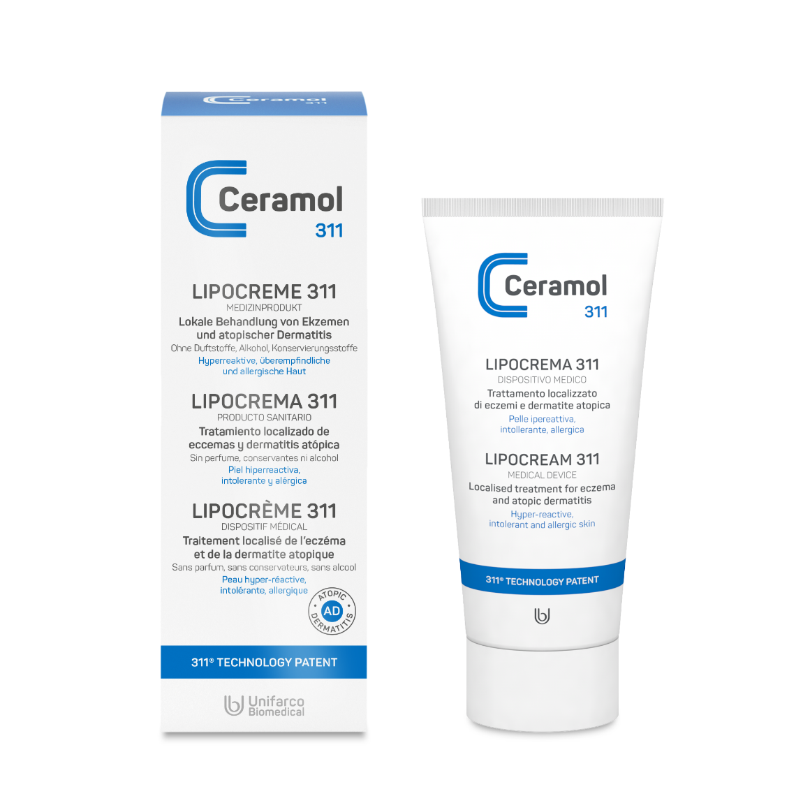 CERAMOL 311 Lipocreme – Sanfte Creme für gereizte, extrem trockene Haut