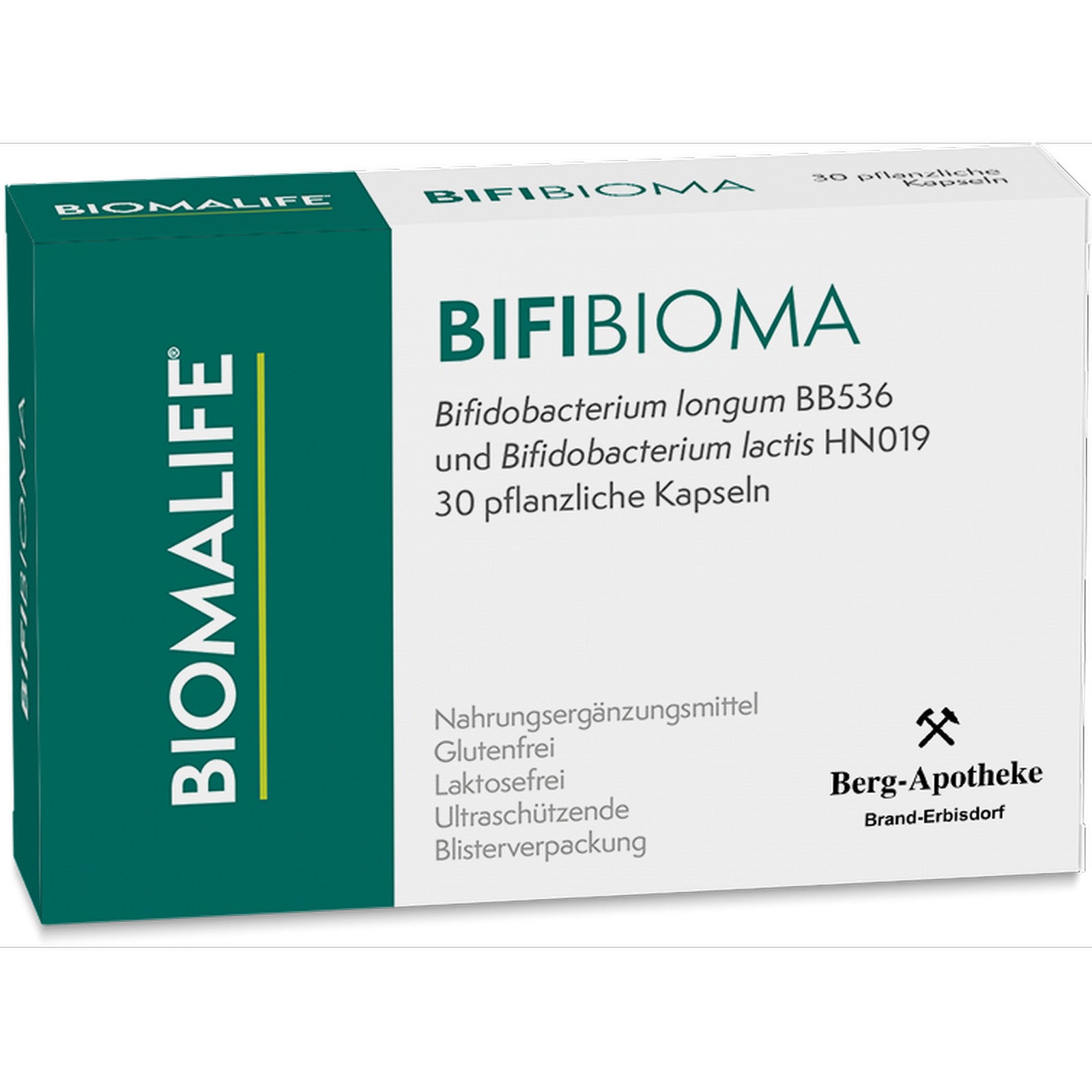 BIOMALIFE Bifibioma Kapseln für die Darmflora im Dickdarm 30 Kapseln