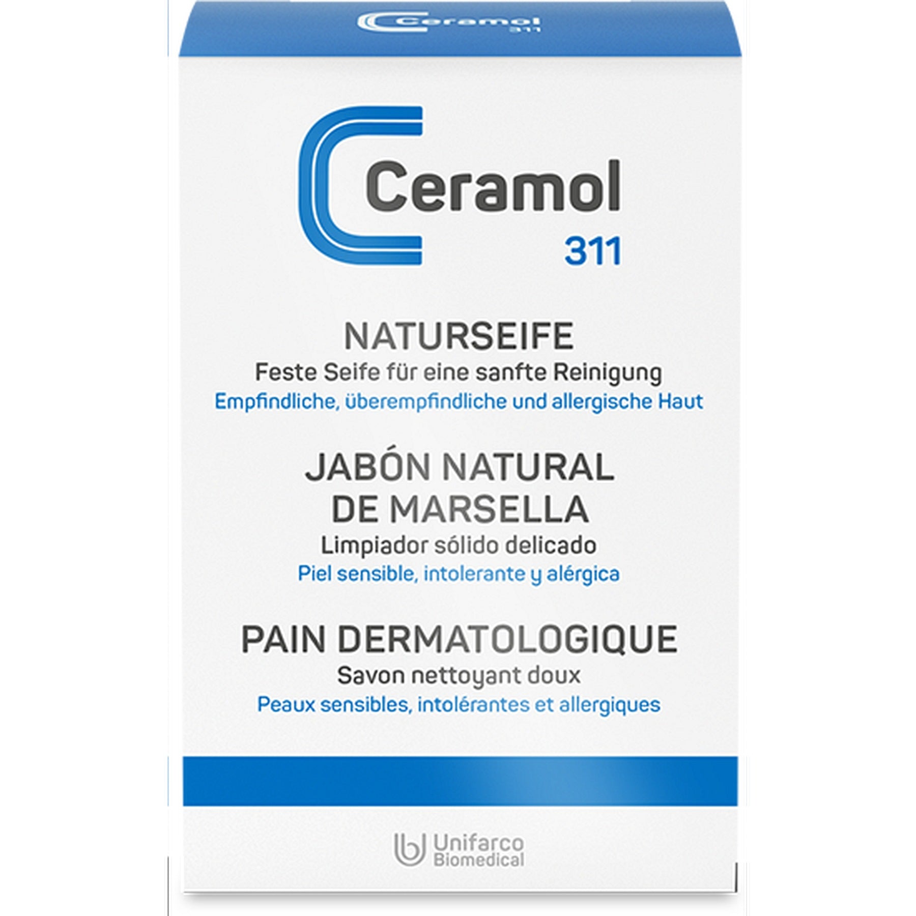 CERAMOL 311 Naturseife feste Reinigung für empfindliche Haut 100 g