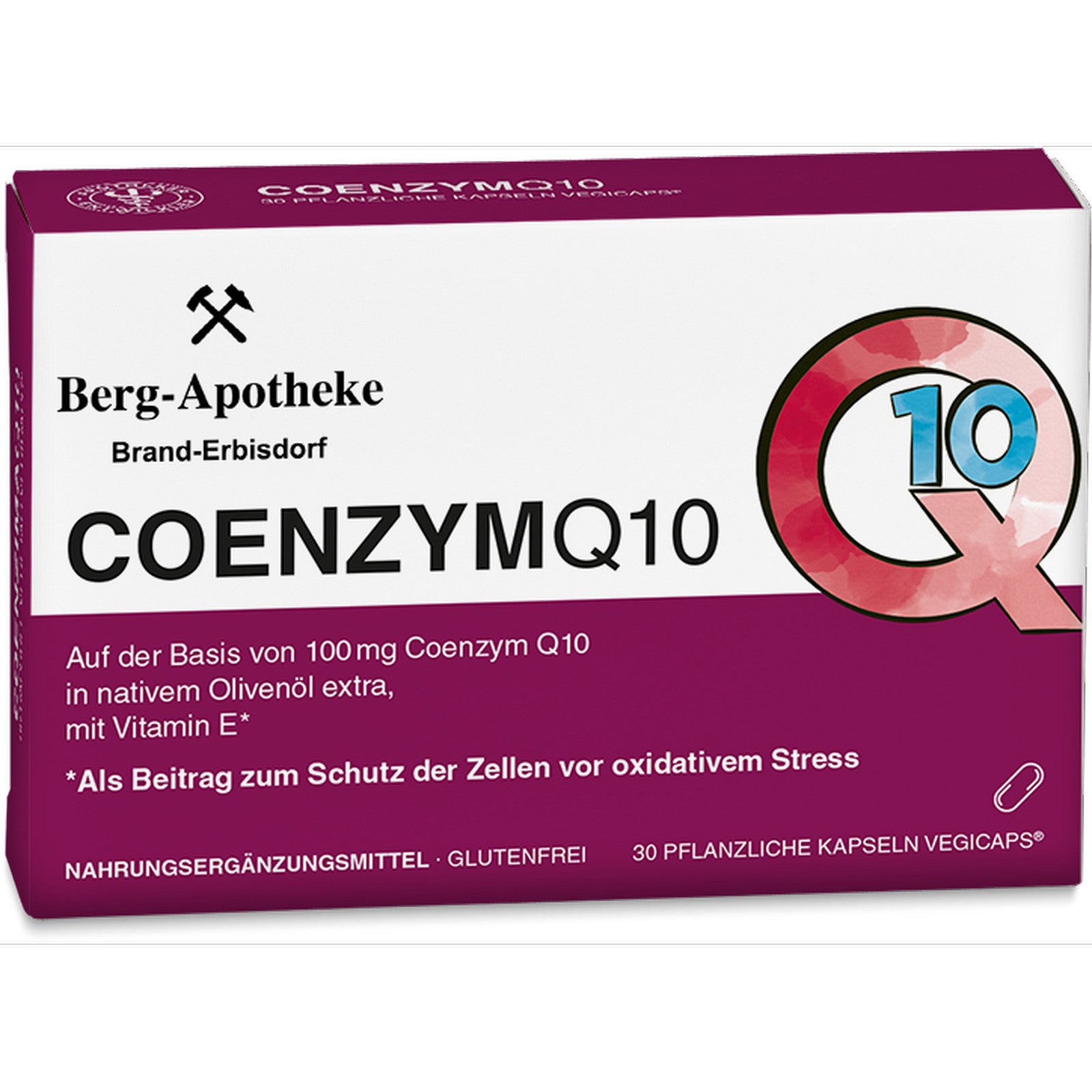 Coenzym Q10 Vegicaps für Zellschutz & Energiestoffwechsel 30 Kapseln