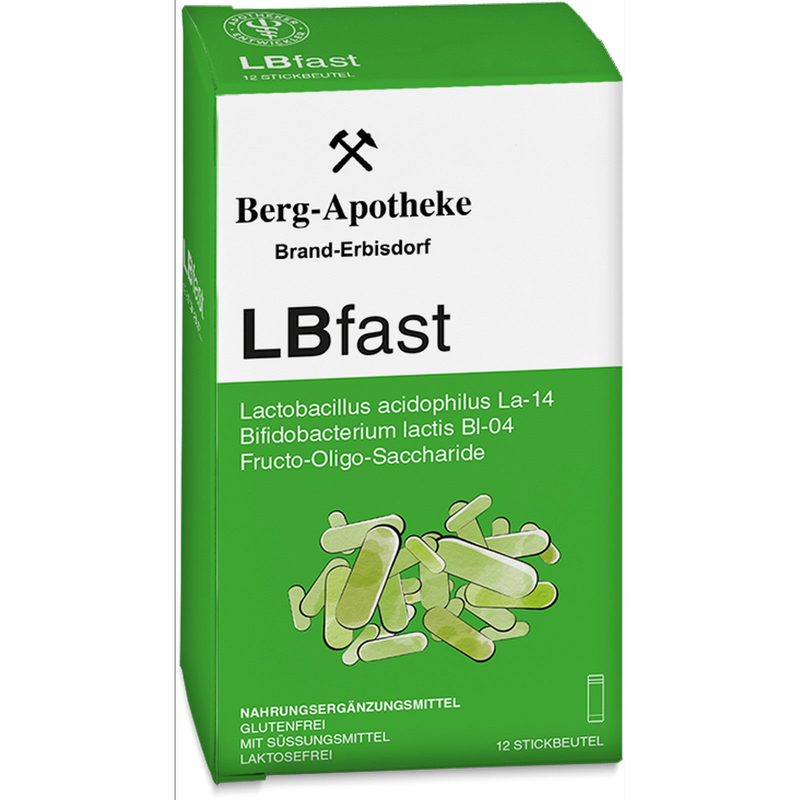 LBfast Stickbeutel bei Verdauungsstress & Unverträglichkeiten 12 Stück