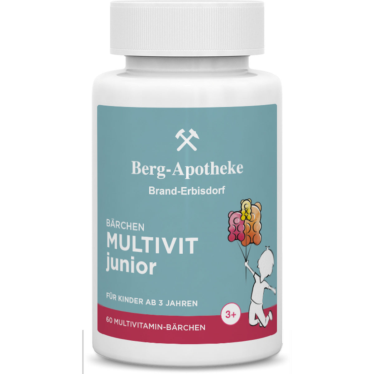 MULTIVIT Junior Bärchen zuckerfreie Vitamine für Kinder 60 Stück