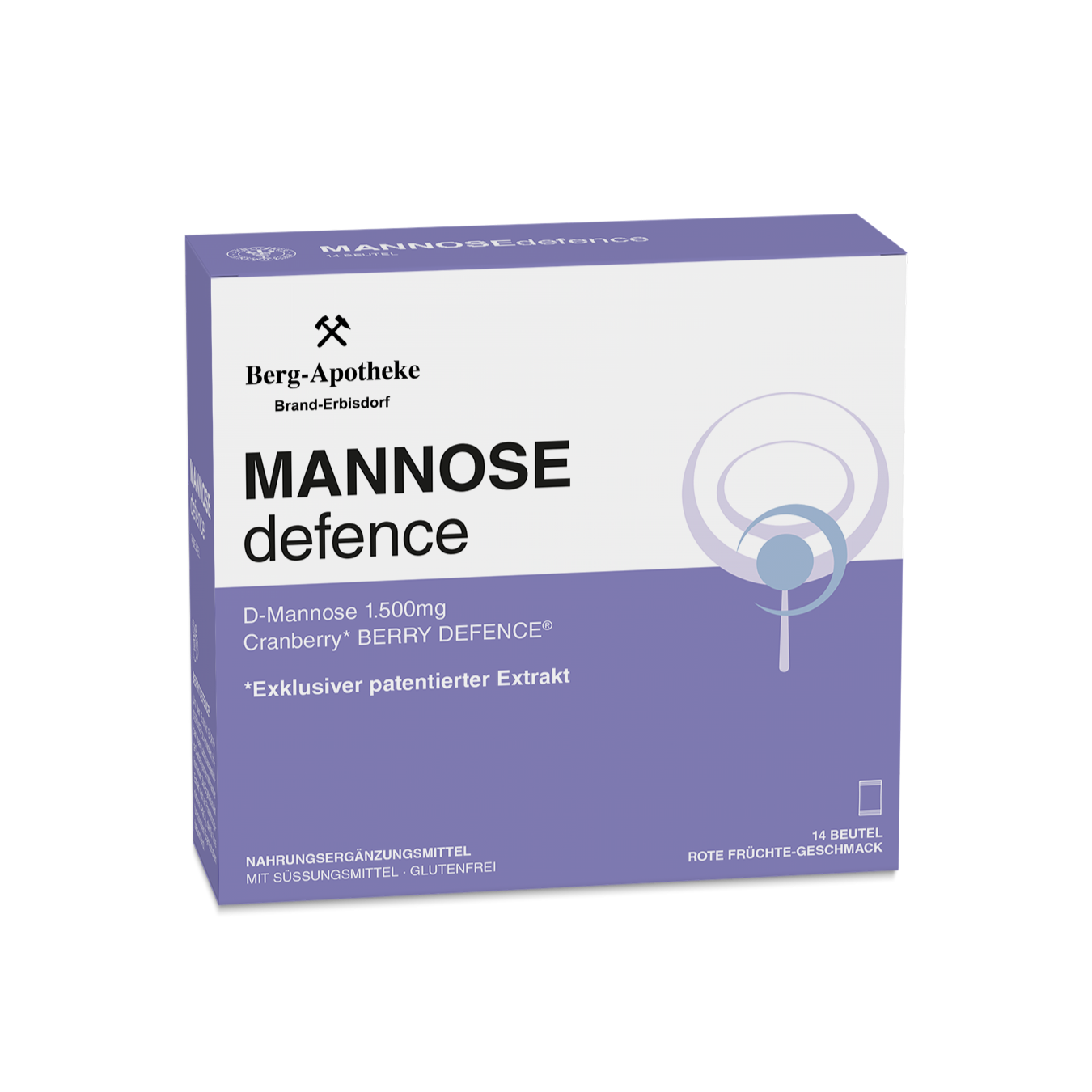 MANNOSEdefence – Unterstützung der Blasengesundheit & Vorbeugung von Rückfällen mit Cranberry & D-Mannose