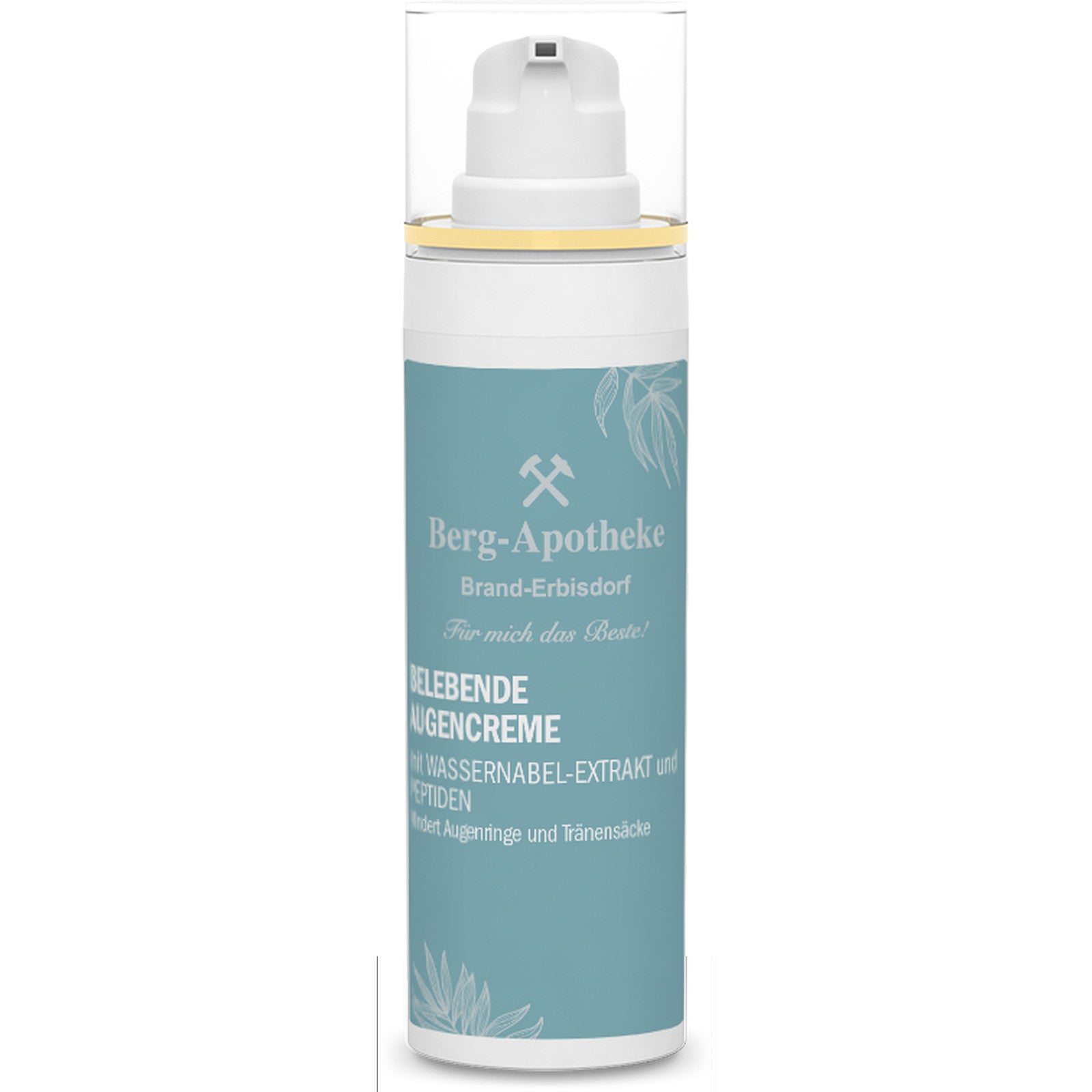 Belebende Augencreme mit Wassernabel-Extrakt & Peptiden 25 ml