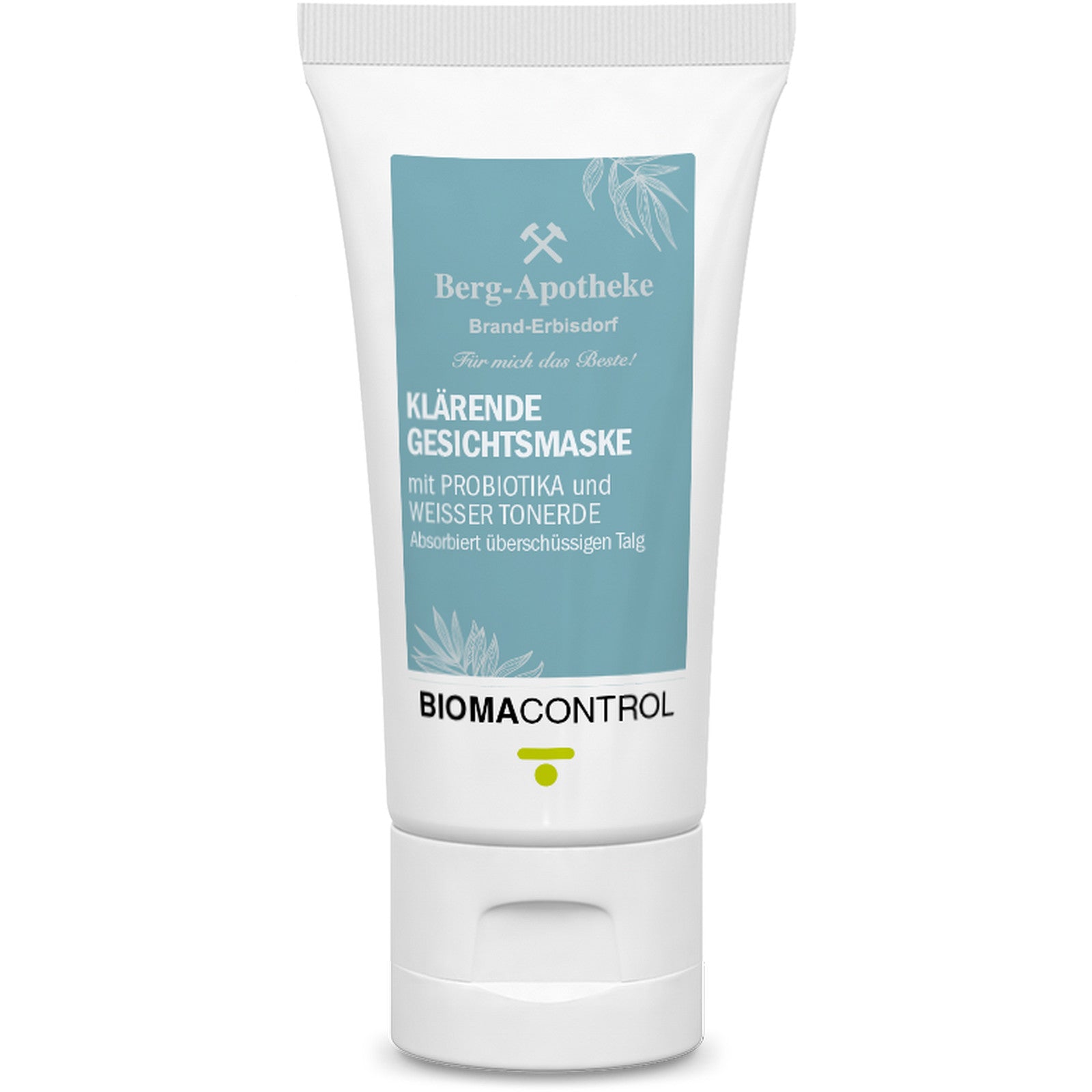 BIOMACONTROL Klärende Gesichtsmaske mit Tonerde für unreine Haut 75 ml