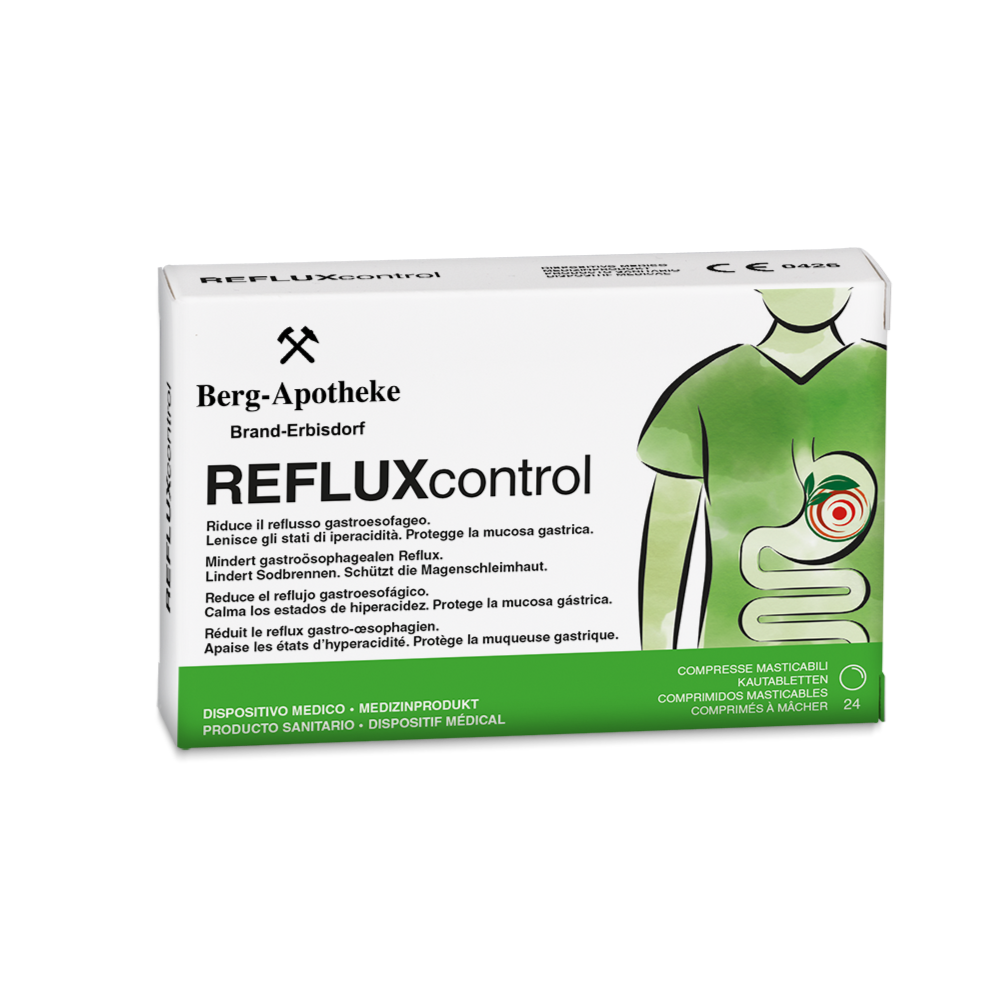 REFLUXcontrol Kautabletten – Medizinprodukt bei Sodbrennen, Reflux & Magendruck