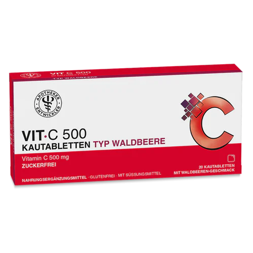 VIT. C 500 – Zuckerfreie Kautabletten mit 500 mg Vitamin C