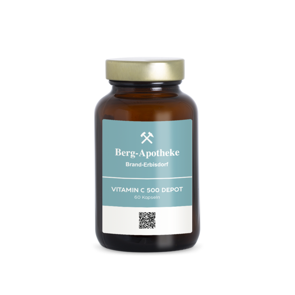 VITAMIN C 500 DEPOT – Depot-Kapseln für Immunsystem, Kollagenbildung & Zellschutz