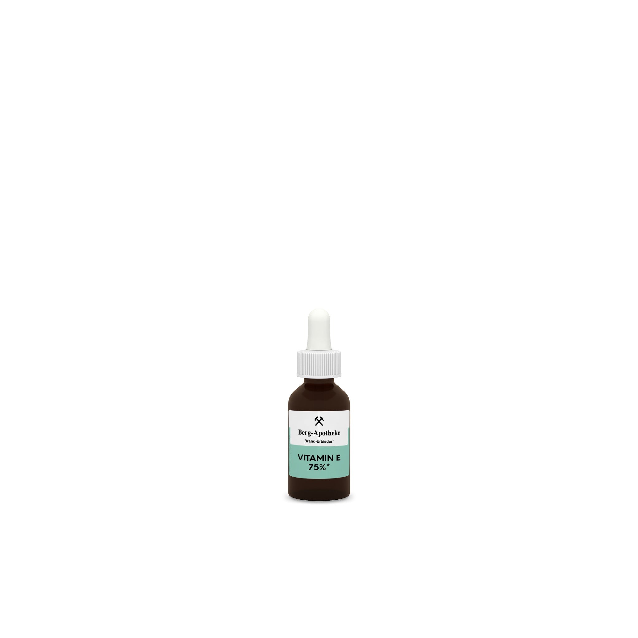 vitamin-e-75-75 Vorderansicht weißer Hintergrund